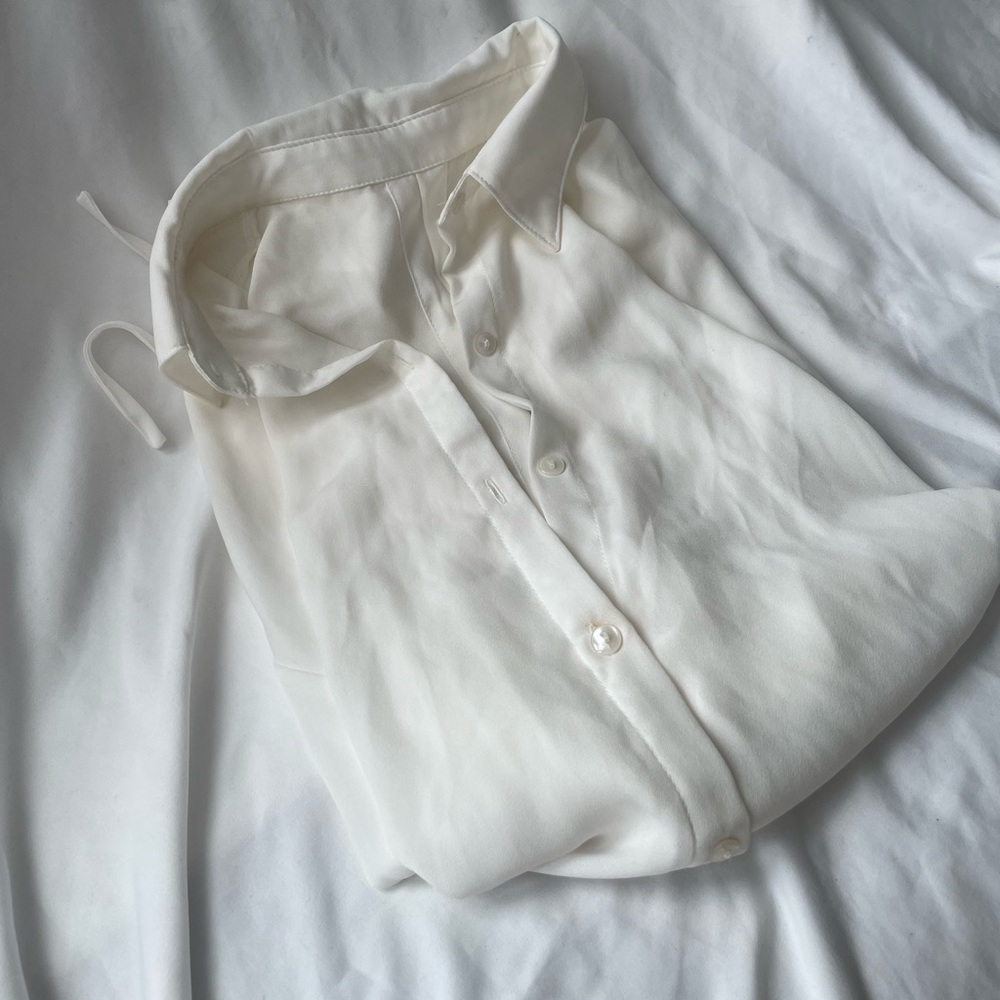 Sheer Button-Down - image 3